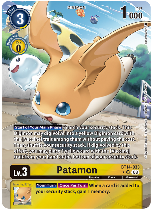 Patamon (BT14-033) Alternative Art