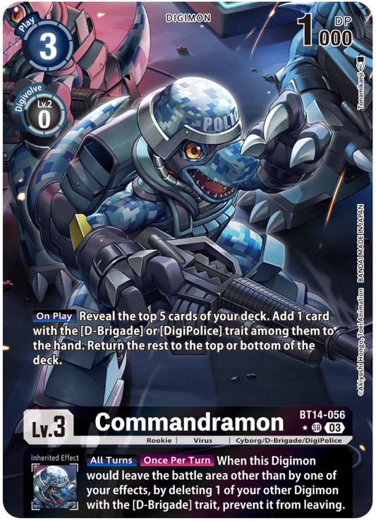 Commandramon (BT14-056) Alternative Art