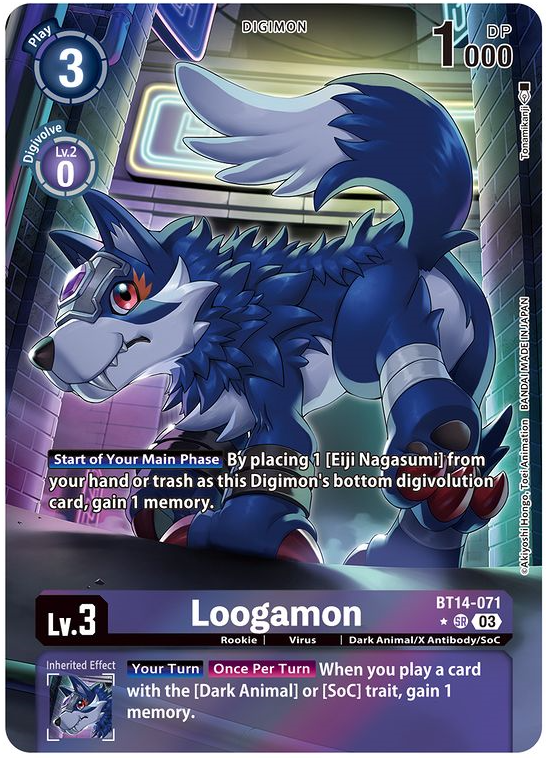 Loogamon (BT14-071) Alternative Art