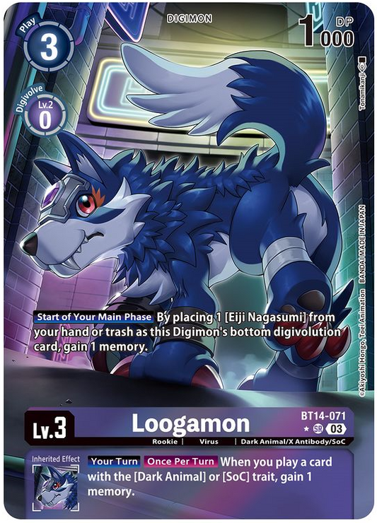 Loogamon (BT14-071) Alternative Art