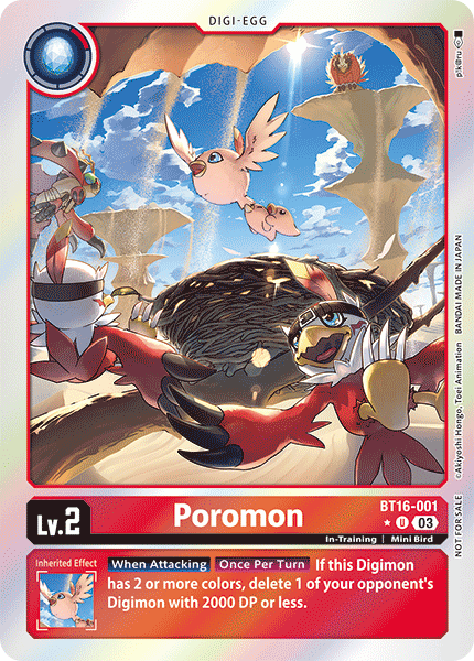 Poromon (BT16-001) Box Topper