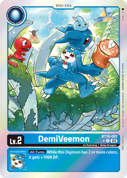 DemiVeemon (BT16-002) Box Topper