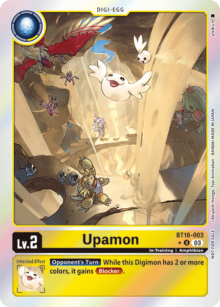 Upamon (BT16-003) Box Topper