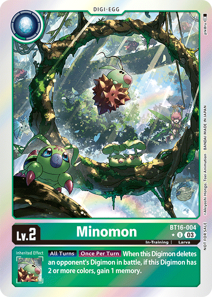 Minomon (BT16-004) Box Topper