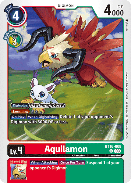 Aquilamon (BT16-008) Common