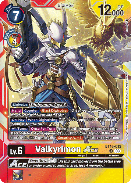 Valkyrimon ACE (BT16-013) Super Rare