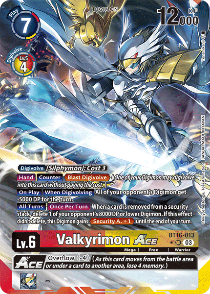 Valkyrimon ACE (BT16-013) Alternative Art