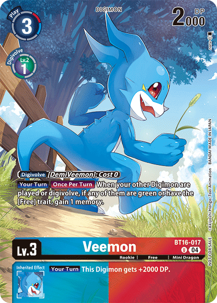 Veemon (BT16-017) Legend Pack 2024