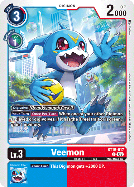 Veemon (BT16-017) Uncommon