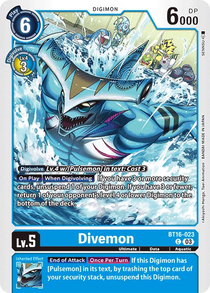 Divemon (BT16-023) Common