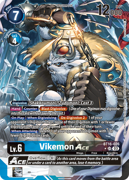 Vikemon ACE (BT16-026) Alternative Art