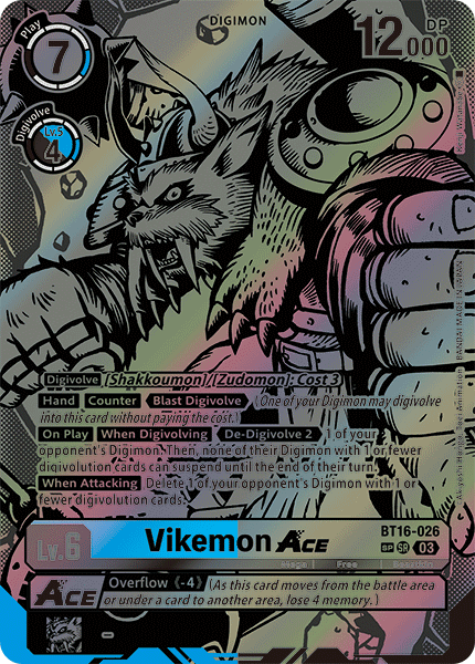 Vikemon ACE (BT16-026) SP Alternative Art