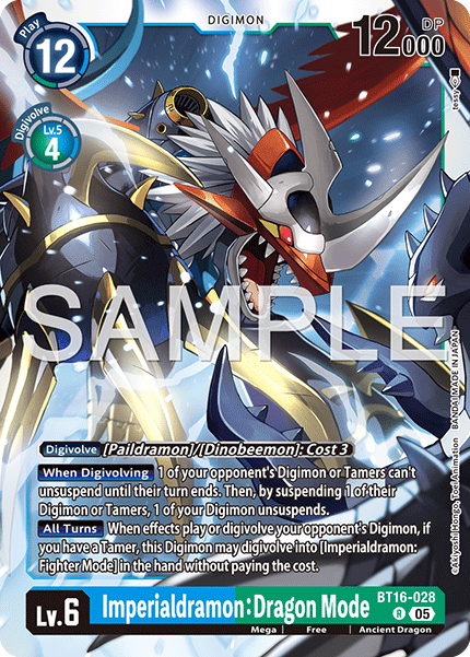 Imperialdramon: Dragon Mode (BT16-028) Digimon Generation [AD01]