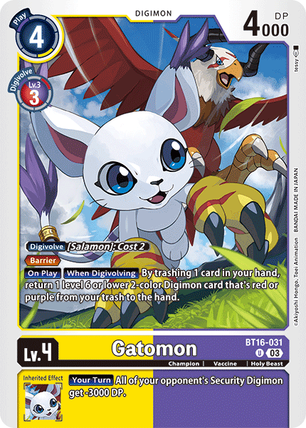 Gatomon (BT16-031) Uncommon