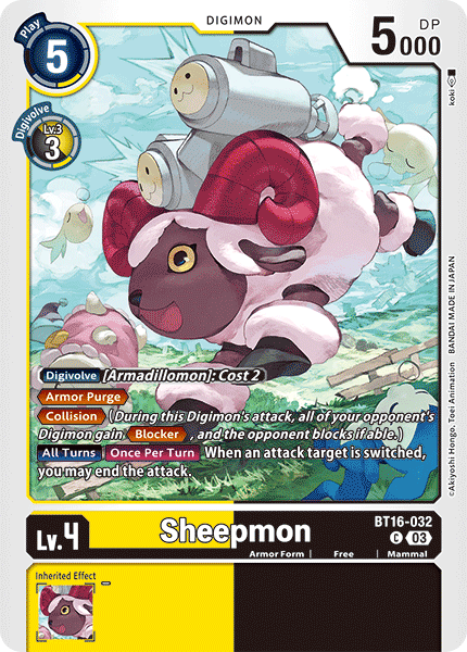 Sheepmon (BT16-032) Common