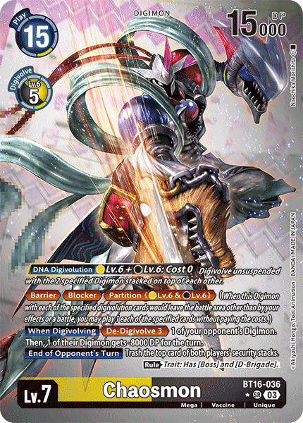 Chaosmon (BT16-036) Alternative Art