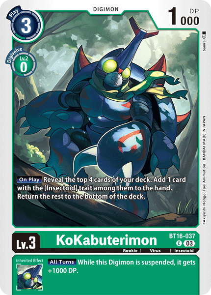 KoKabuterimon (BT16-037) Common