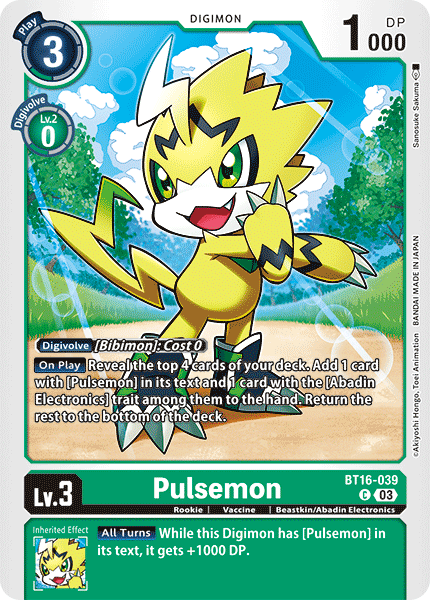 Pulsemon (BT16-039) Common