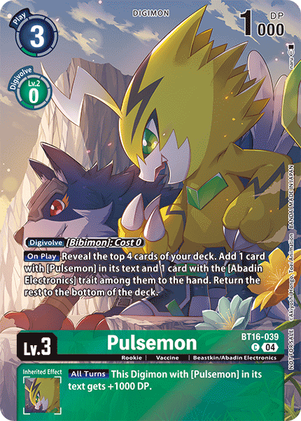 Pulsemon (BT16-039) Legend Pack 2024