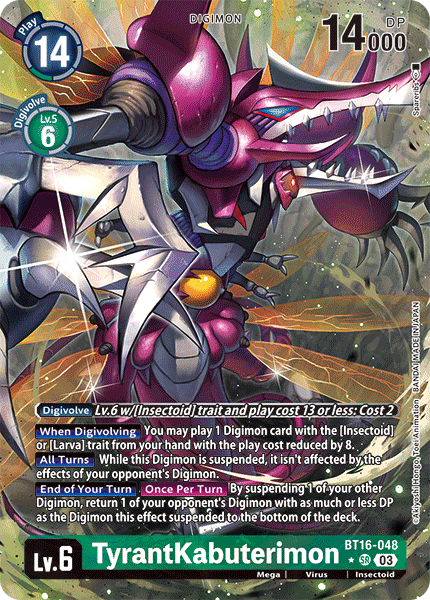 TyrantKabuterimon (BT16-048) Alternative Art