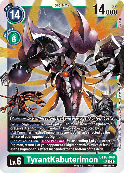 TyrantKabuterimon (BT16-048) Super Rare