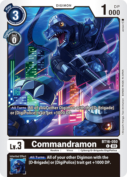 Commandramon (BT16-050) Common