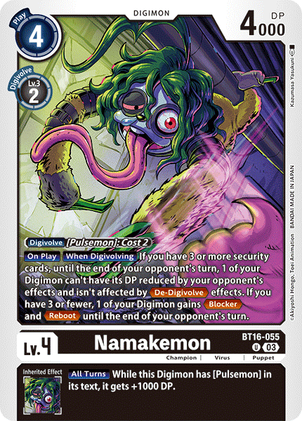 Namakemon (BT16-055) Uncommon