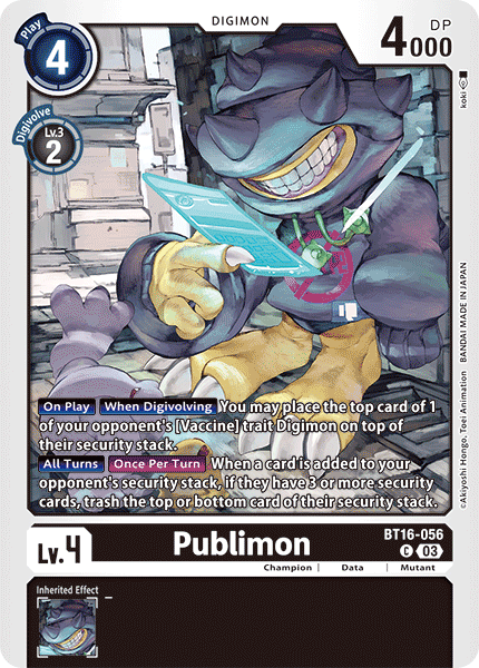 Publimon (BT16-056) Common