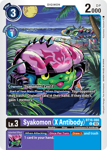 Syakomon (X Antibody) (BT16-066) Uncommon