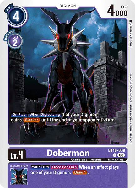 Dobermon (BT16-068) Common