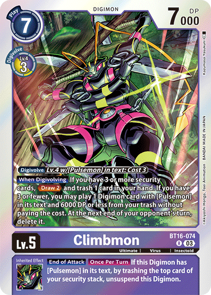 Climbmon (BT16-074) Rare