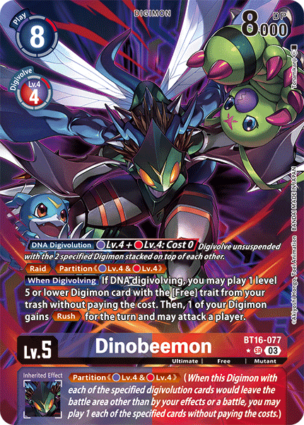 Dinobeemon (BT16-077) Alternative Art