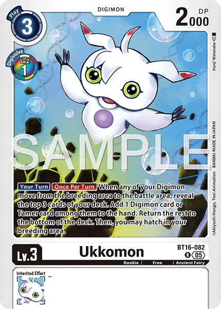 Ukkomon (BT16-082) Digimon Generation [AD01]