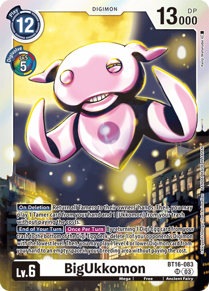 BigUkkomon (BT16-083) Super Rare