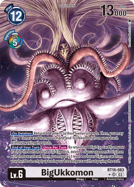 BigUkkomon (BT16-083) Alternative Art