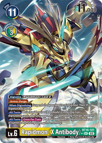 Rapidmon (X Antibody) (BT16-101) Alternative Art