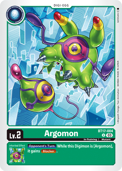 Argomon (BT17-004) Uncommon