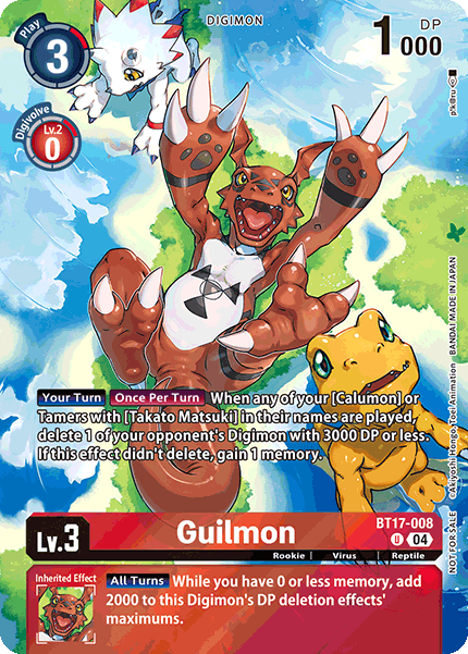 Guilmon (BT17-008) Box Topper