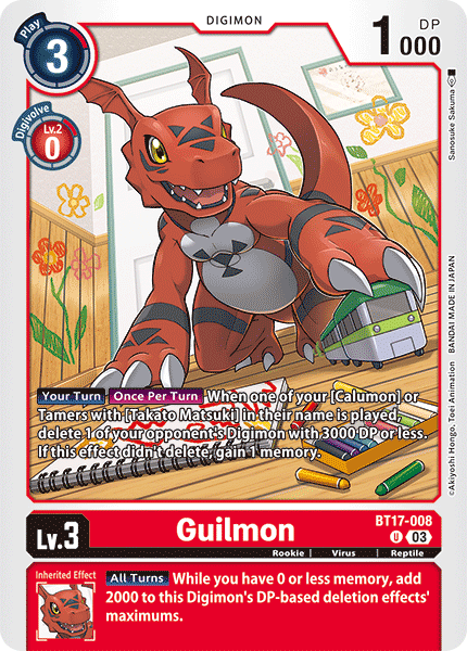 Guilmon (BT17-008) Uncommon