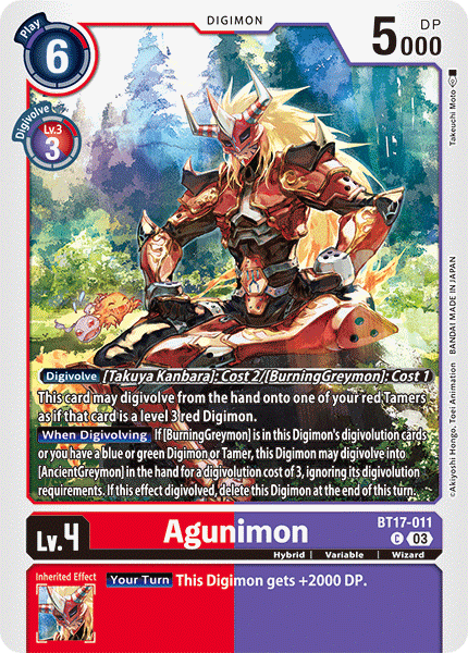 Agunimon (BT17-011) Common