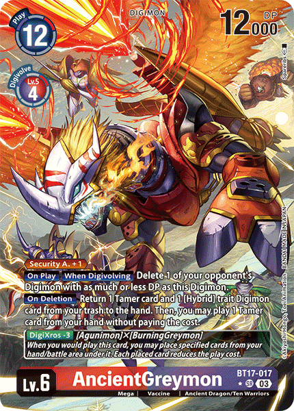 AncientGreymon (BT17-017) Alternative Art