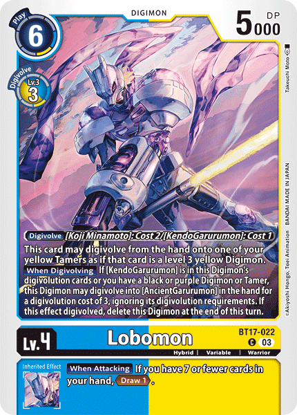 Lobomon (BT17-022) Common