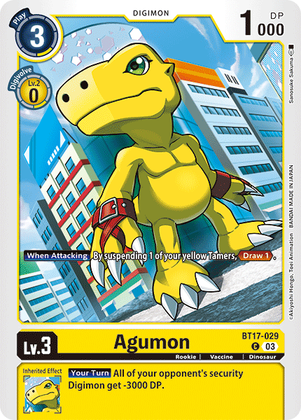 Agumon (BT17-029) Common