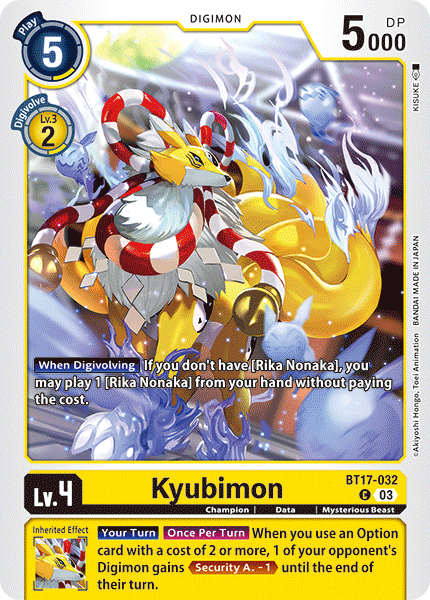 Kyubimon (BT17-032) Common