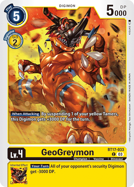 GeoGreymon (BT17-033) Common