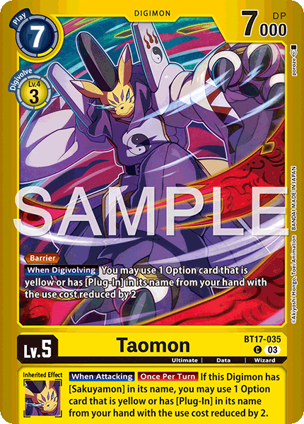 Taomon (BT17-035) Billion Bullet [LM06]