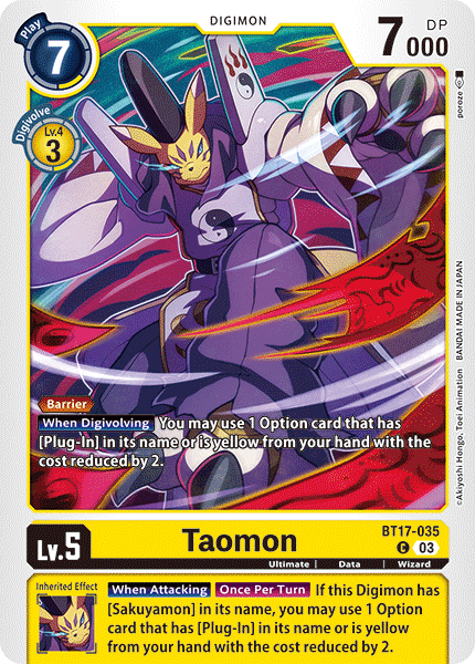 Taomon (BT17-035) Common