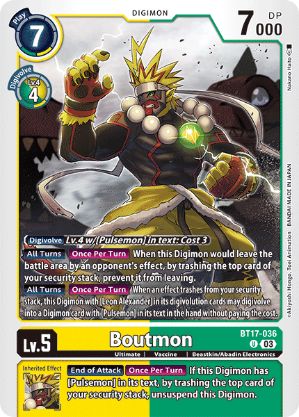 Boutmon (BT17-036) Uncommon