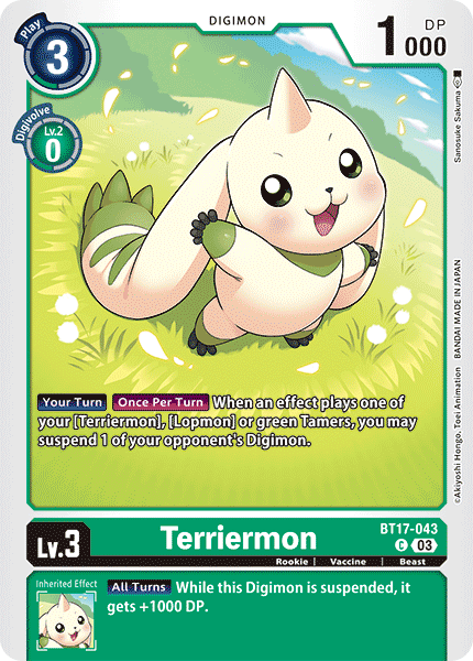 Terriermon (BT17-043) Common