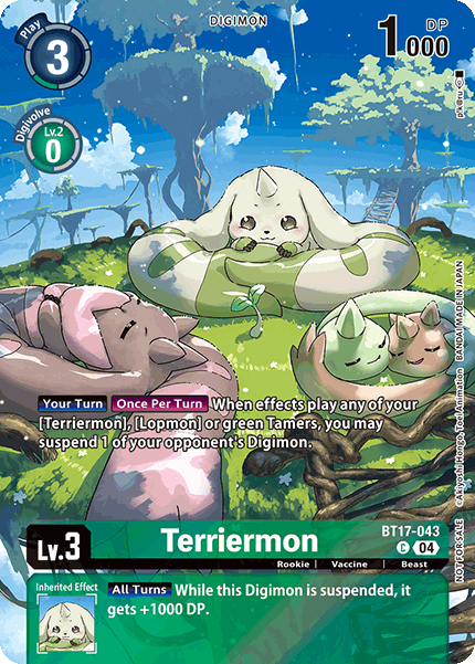 Terriermon (BT17-043) Box Topper